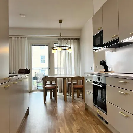 Апартаменты Uutuutta Hohtava Tyylikaes Kolmio Laehellae Keskustaa Лахти